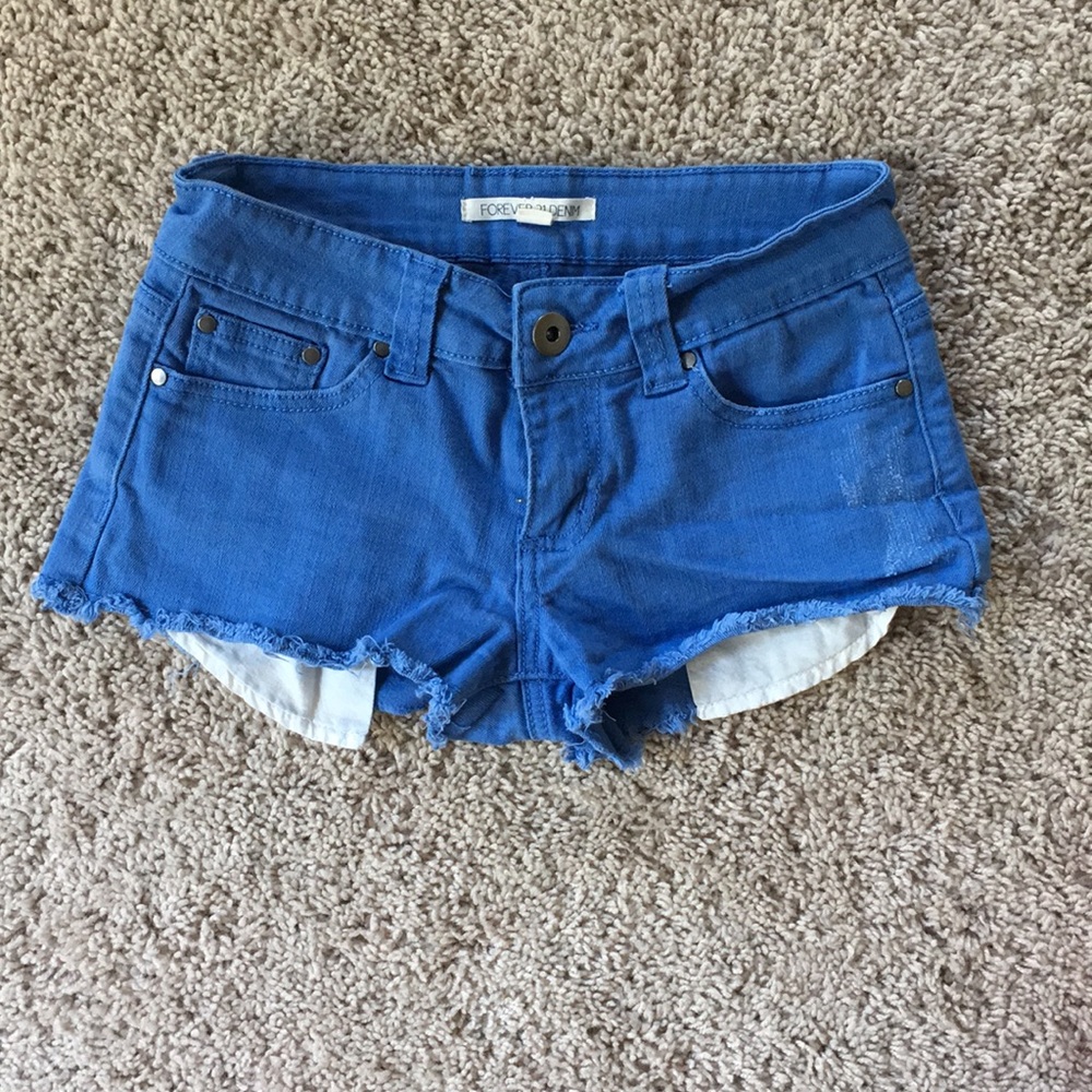 Forever 21 Blue Shorts 25